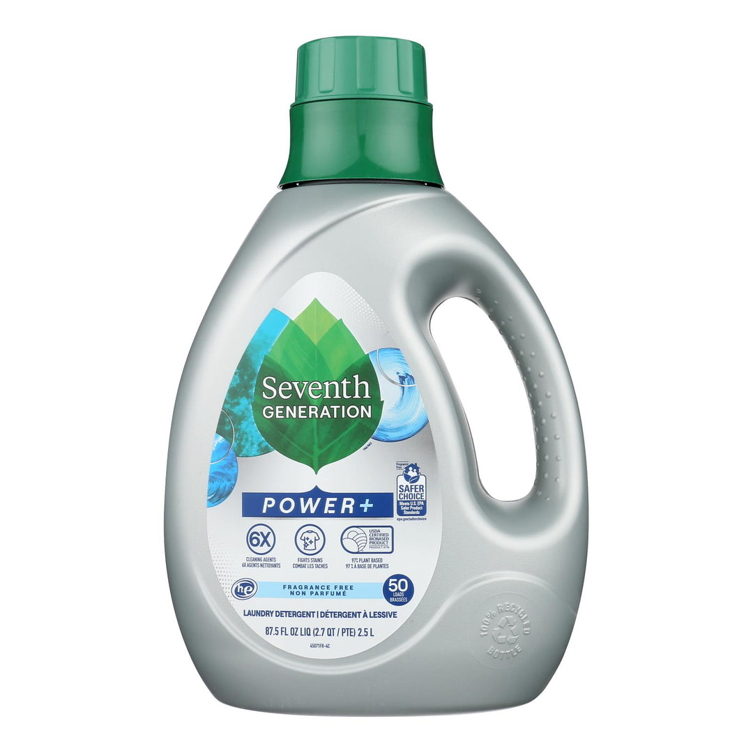 Seventh Generation - Liquid Laundry Pwr Free Clear - Case Of 4-87.5 Fz - Maras Green